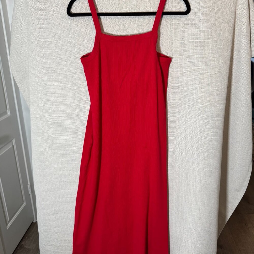 LOFT Ribbed Bra Maxi Dress